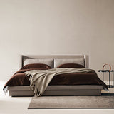 Signature Leather Upholstered Bed Frame