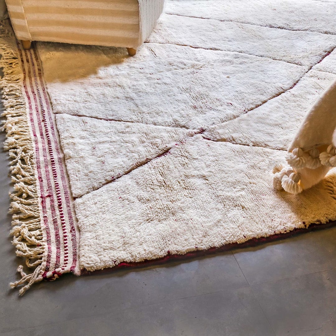Pink Line Rug — lifestyle