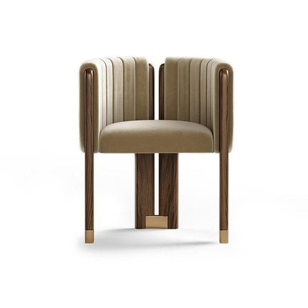 Suede Restaurant Lounge Dining Chair