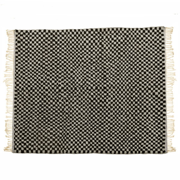 Checkered Shag Moroccan Rug