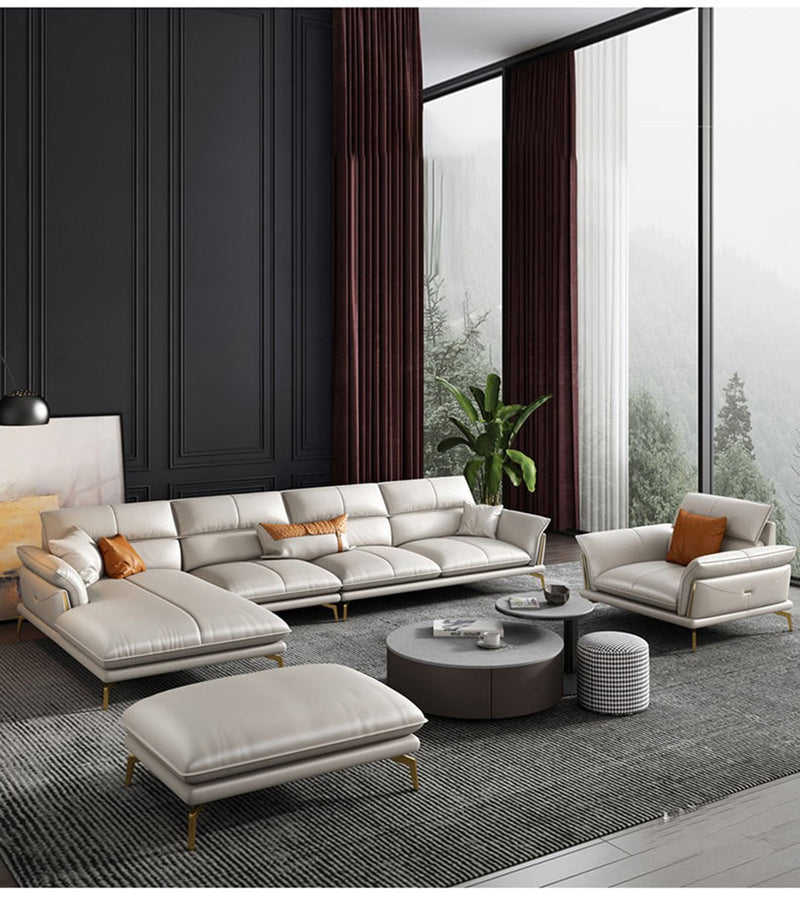 Modern Italian Leather Sofa