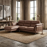 Modern Italian Chaise Leather Sofas
