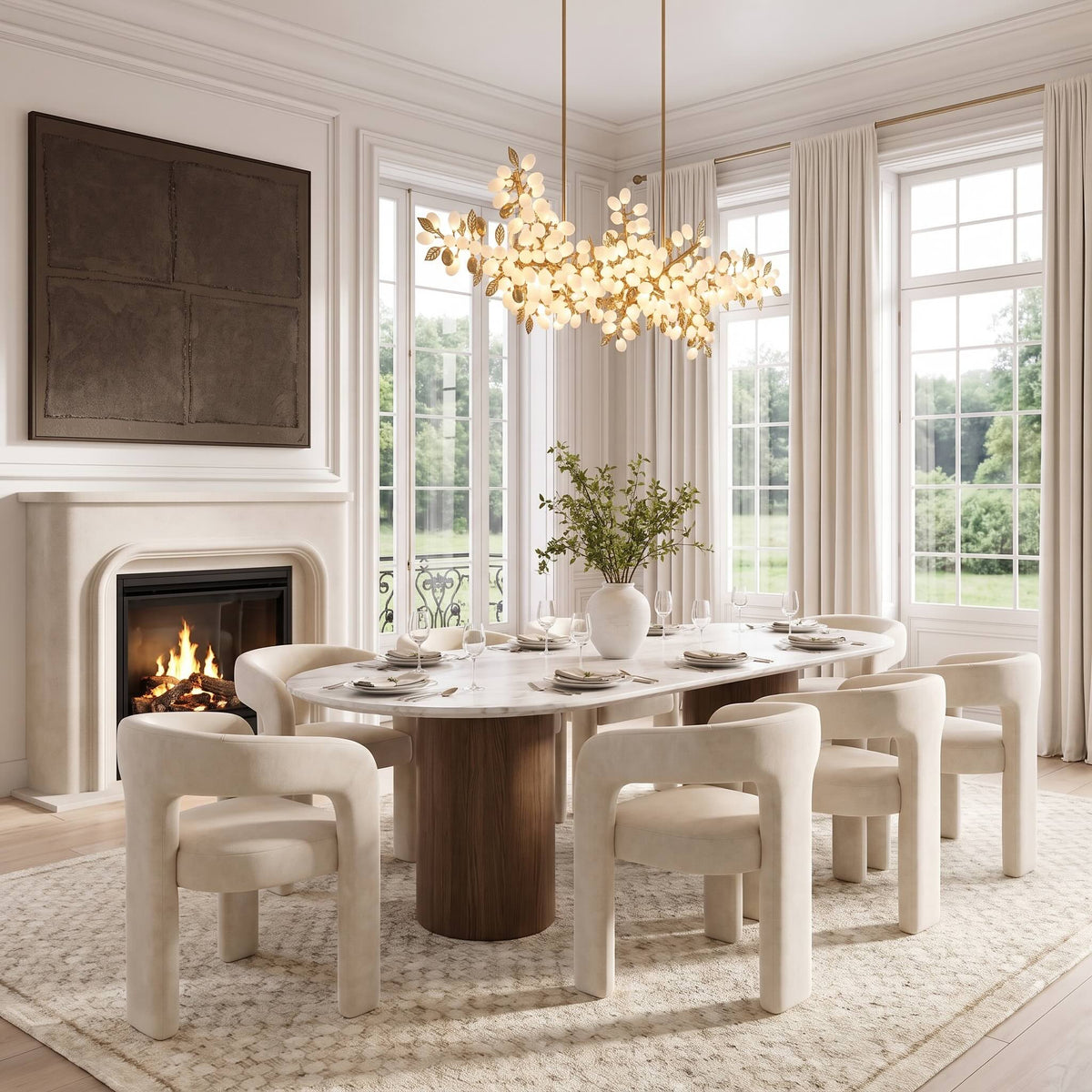 Three Legged Dining Chair — lifestyle