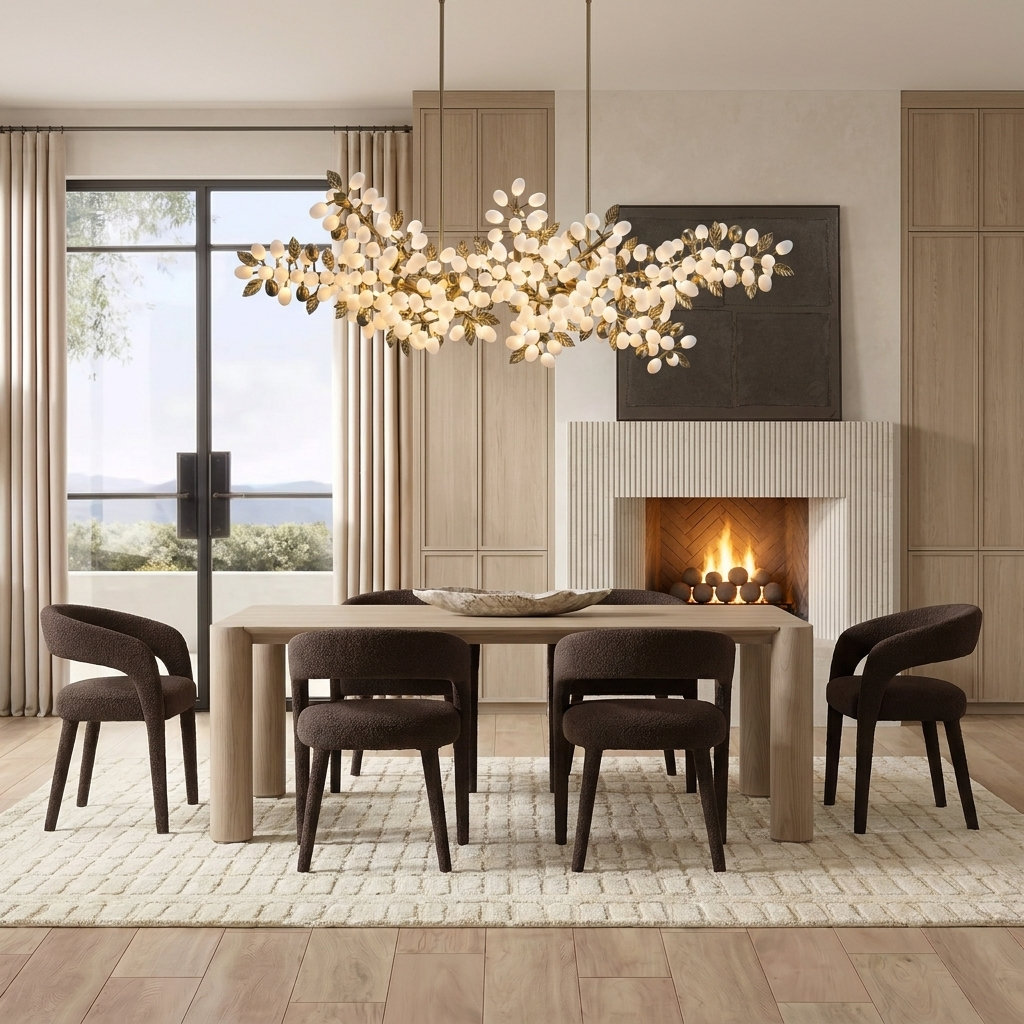 Marinae Linear Chandelier — lifestyle