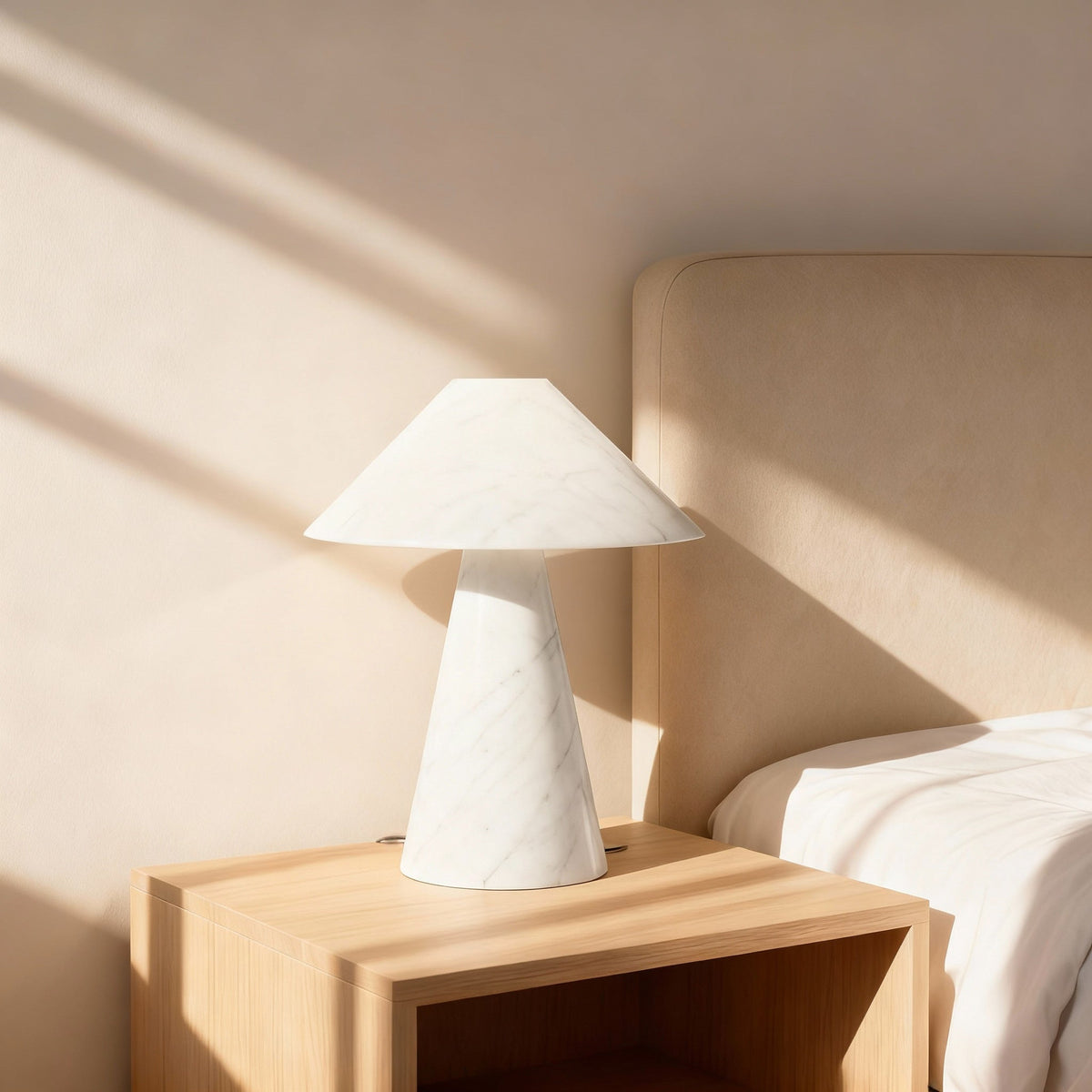 Bella Cone Table Lamp — lifestyle