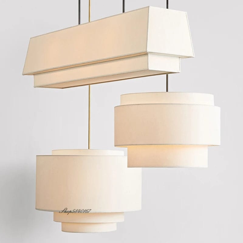 Essence Fabric Pendant Chandelier — lifestyle