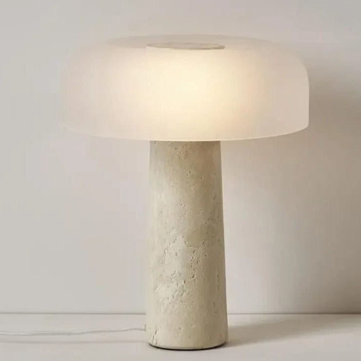 Muji Marble Stone Lamp — lifestyle