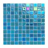 Sky Blue Crystal Swimming Pool Mosaic Tiles