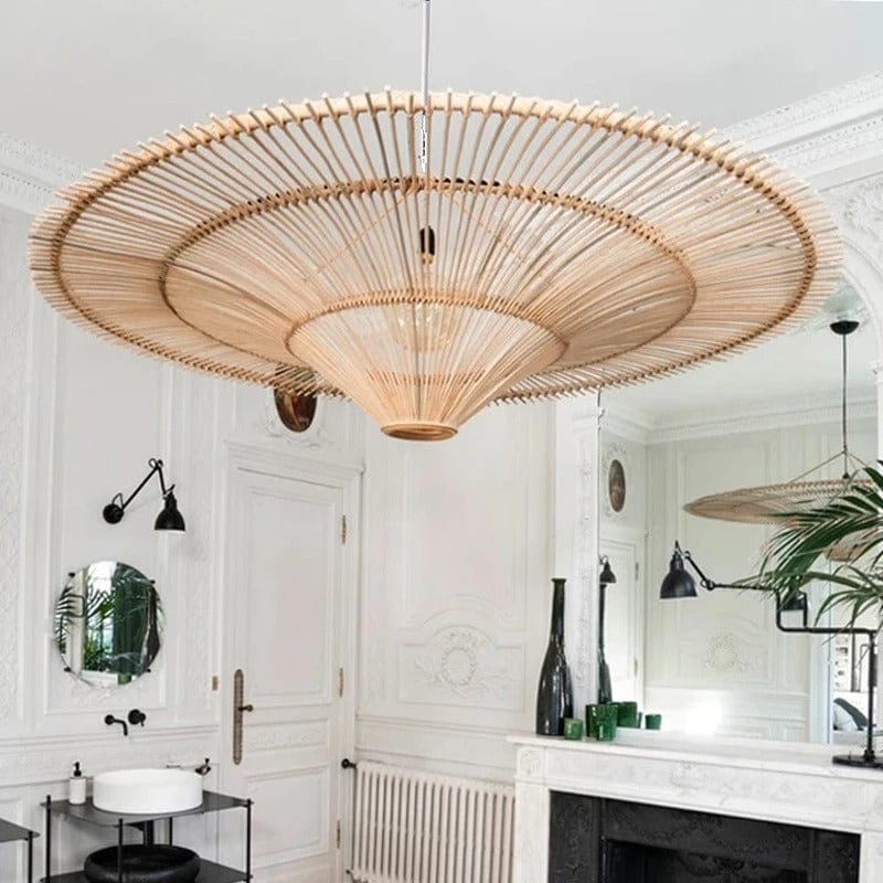 Kairo Rattan Chandelier — lifestyle