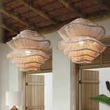 Samaro Rattan Chandelier