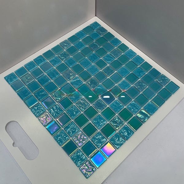 Sky Blue Crystal Swimming Pool Mosaic Tiles