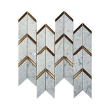 Arrow Grey Mosaic Tiles