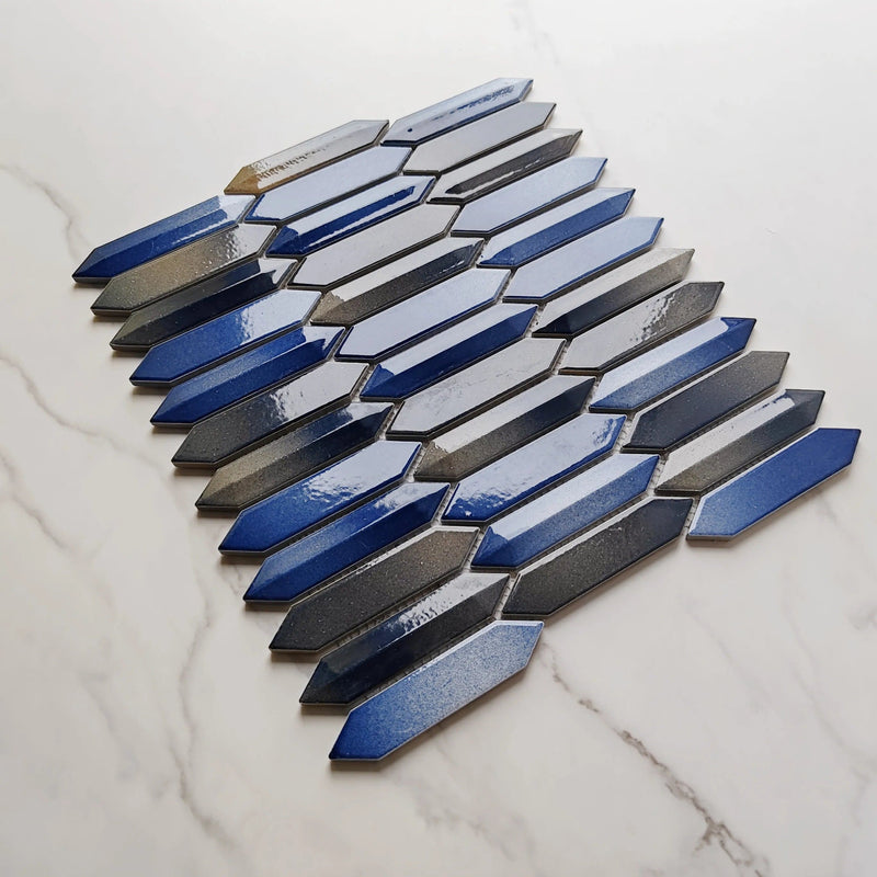 Arrow Pattern Tile Montreal 3D Arrow Shape Mosaic Tile – Articture