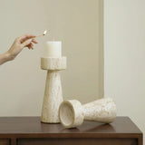 Stone Marble Candle Holder