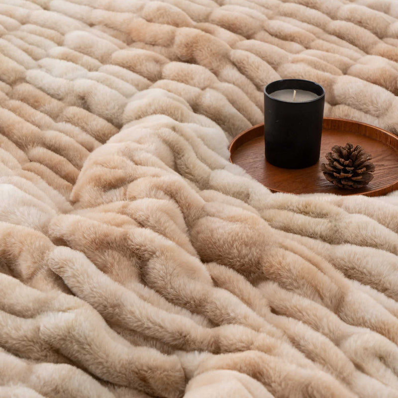 Signature Mink Faux-Fur Throw