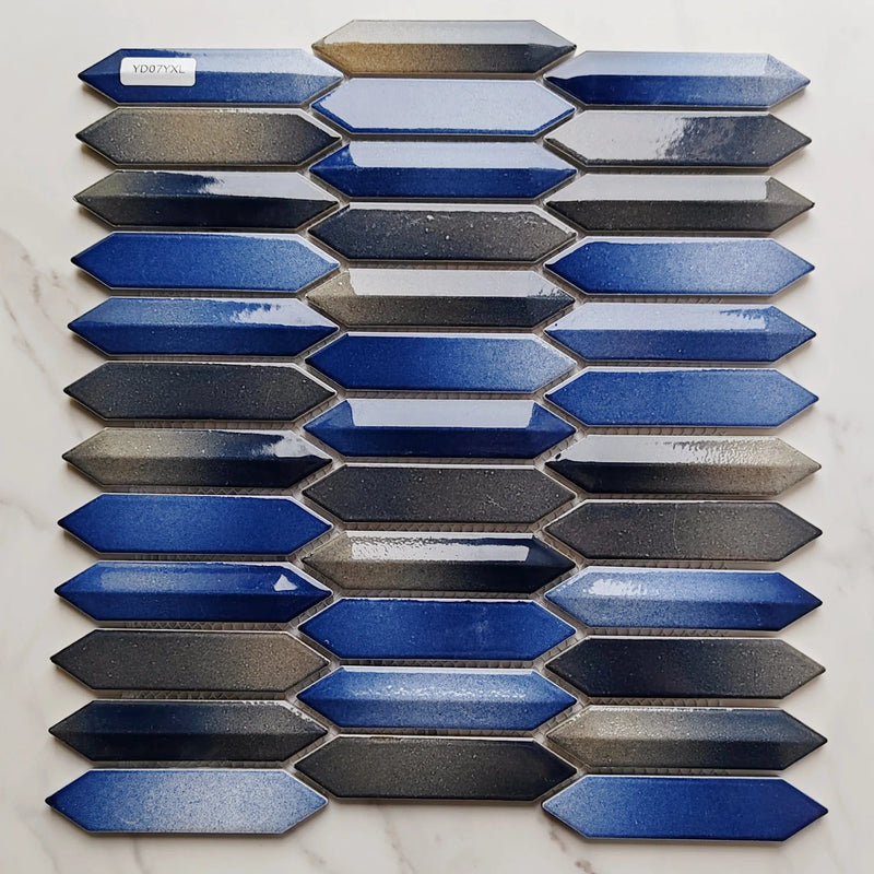 Arrow Pattern Tile Montreal 3D Arrow Shape Mosaic Tile – Articture