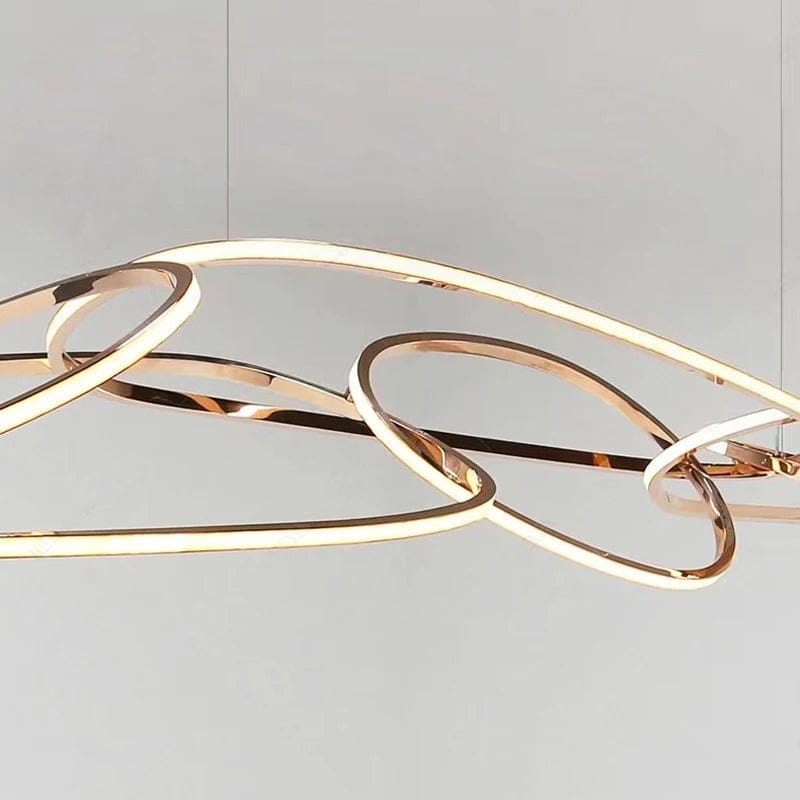 Rings Art Chandelier — lifestyle