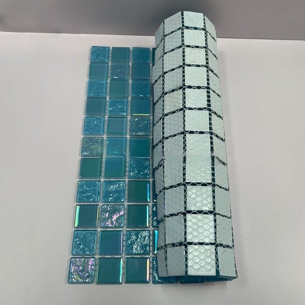 Sky Blue Crystal Swimming Pool Mosaic Tiles