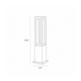 Nimbus Light Regular dimensions (23.6" H x 4.3" W)
