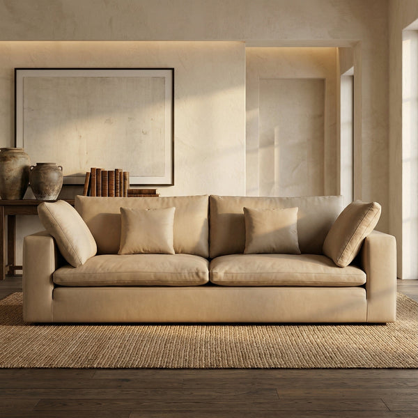 The Heavens 4 Seater Genuine Leather Sofa