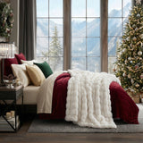 Rabbit Faux-Fur Blanket Throw