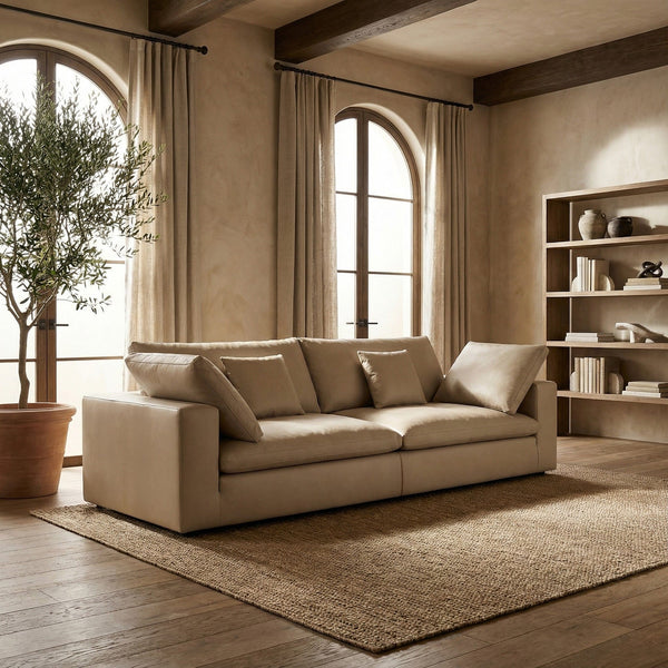 The Heavens 4 Seater Genuine Leather Sofa