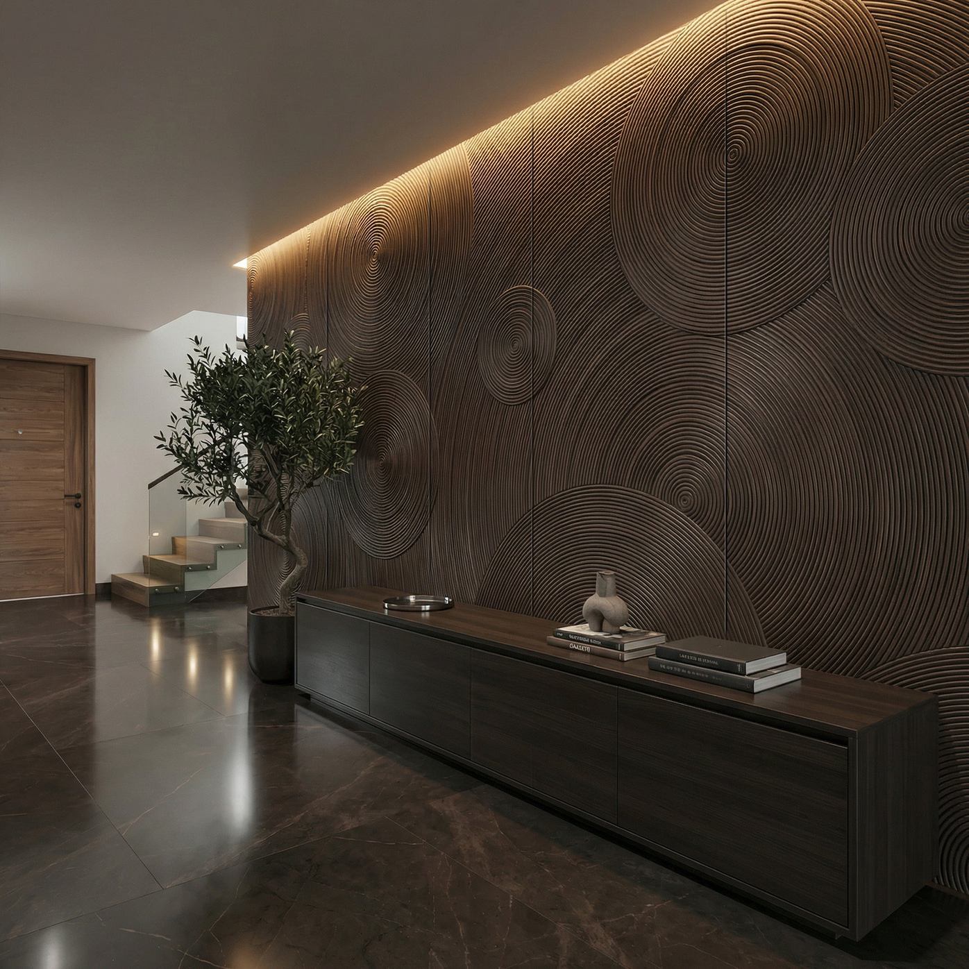 Orbital Ring Grooved Wall Panel — product image 16