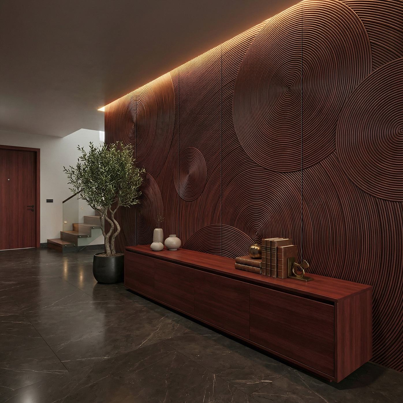 Orbital Ring Grooved Wall Panel — product image 19