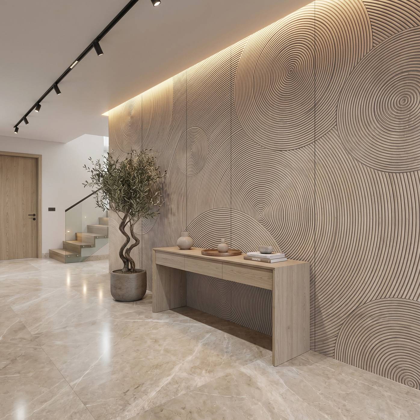 Orbital Ring Grooved Wall Panel — product image 24