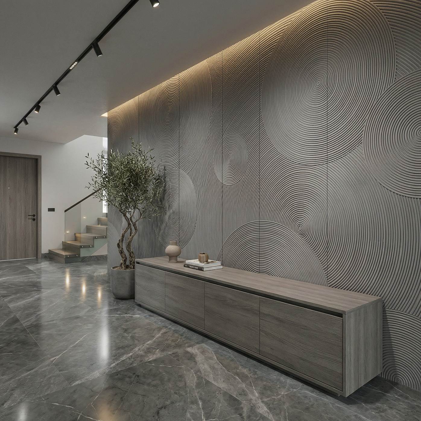 Orbital Ring Grooved Wall Panel — product image 32