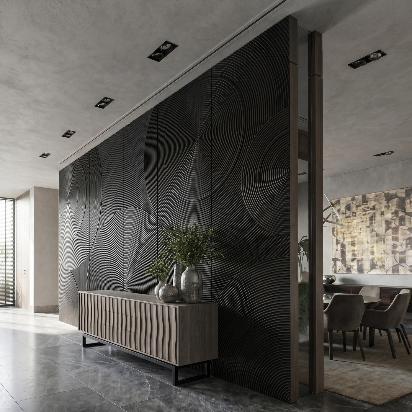 Orbital Ring Grooved Wall Panel — product image 35