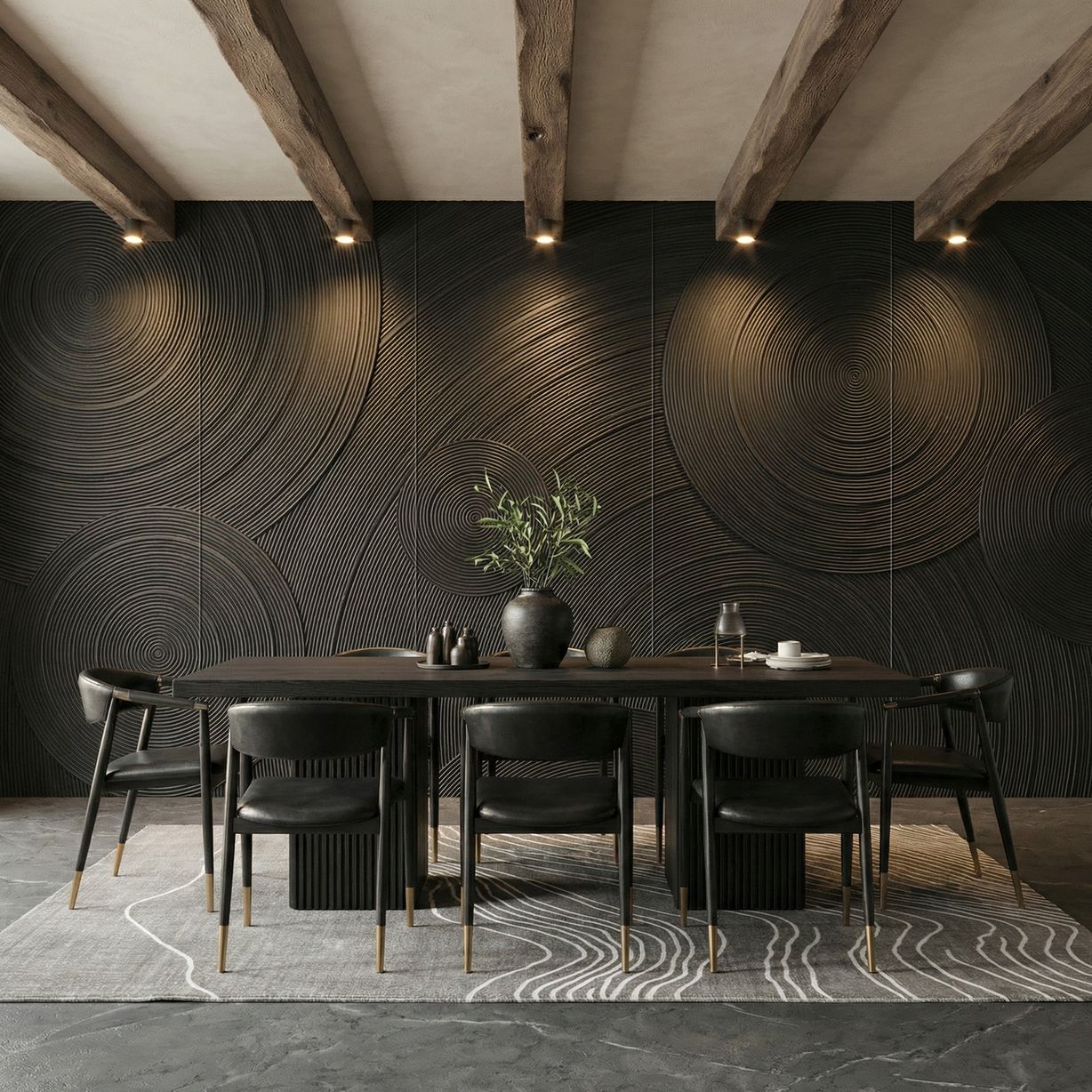 Orbital Ring Grooved Wall Panel — product image 36