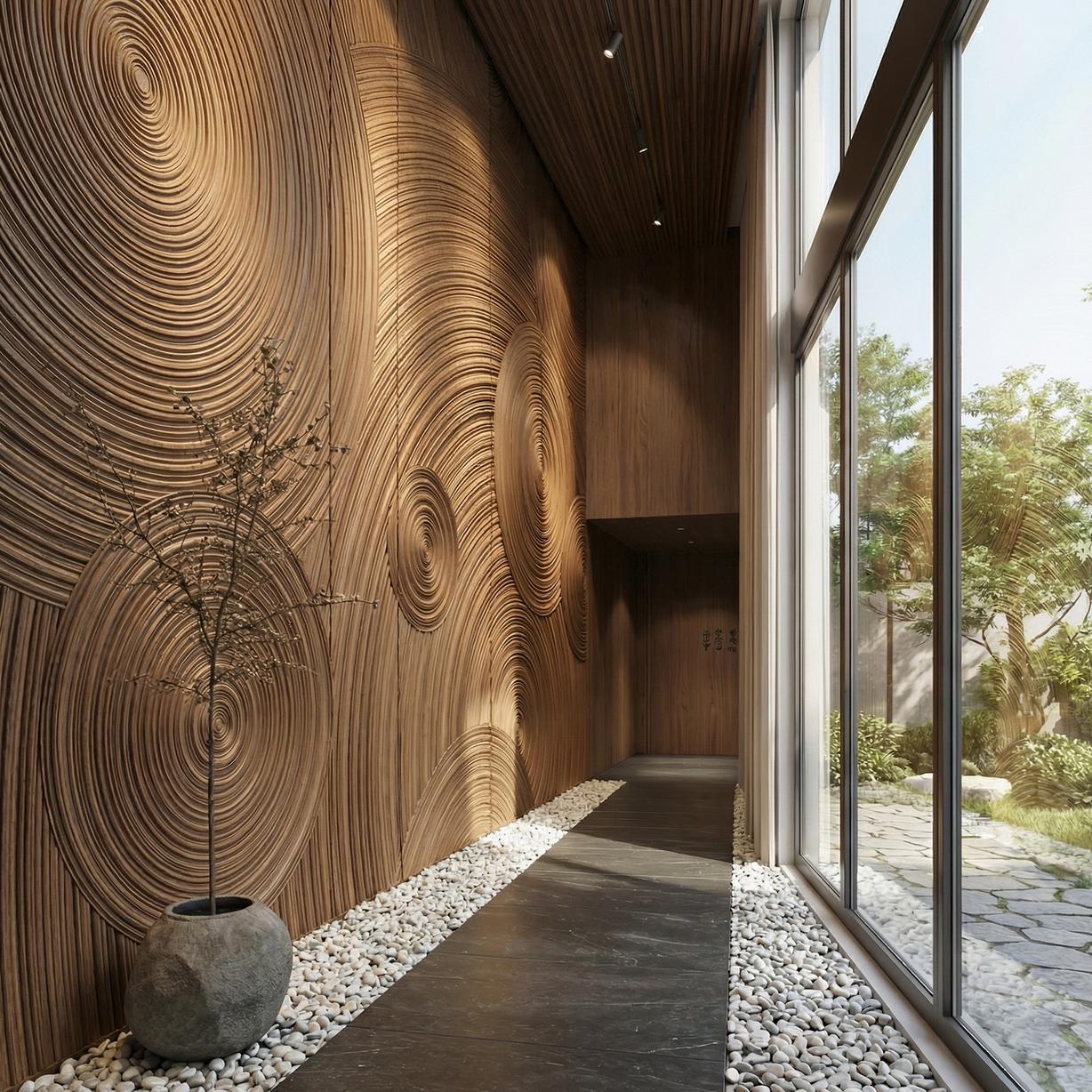 Orbital Ring Grooved Wall Panel — product image 42