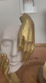 Hands & Mask Sculpture