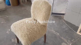 Suede Restaurant Lounge Dining Chair