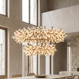 Marinae Two-Tier Chandelier — dining room
