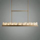 Relic Stone Rectangular Chandelier — 48" model