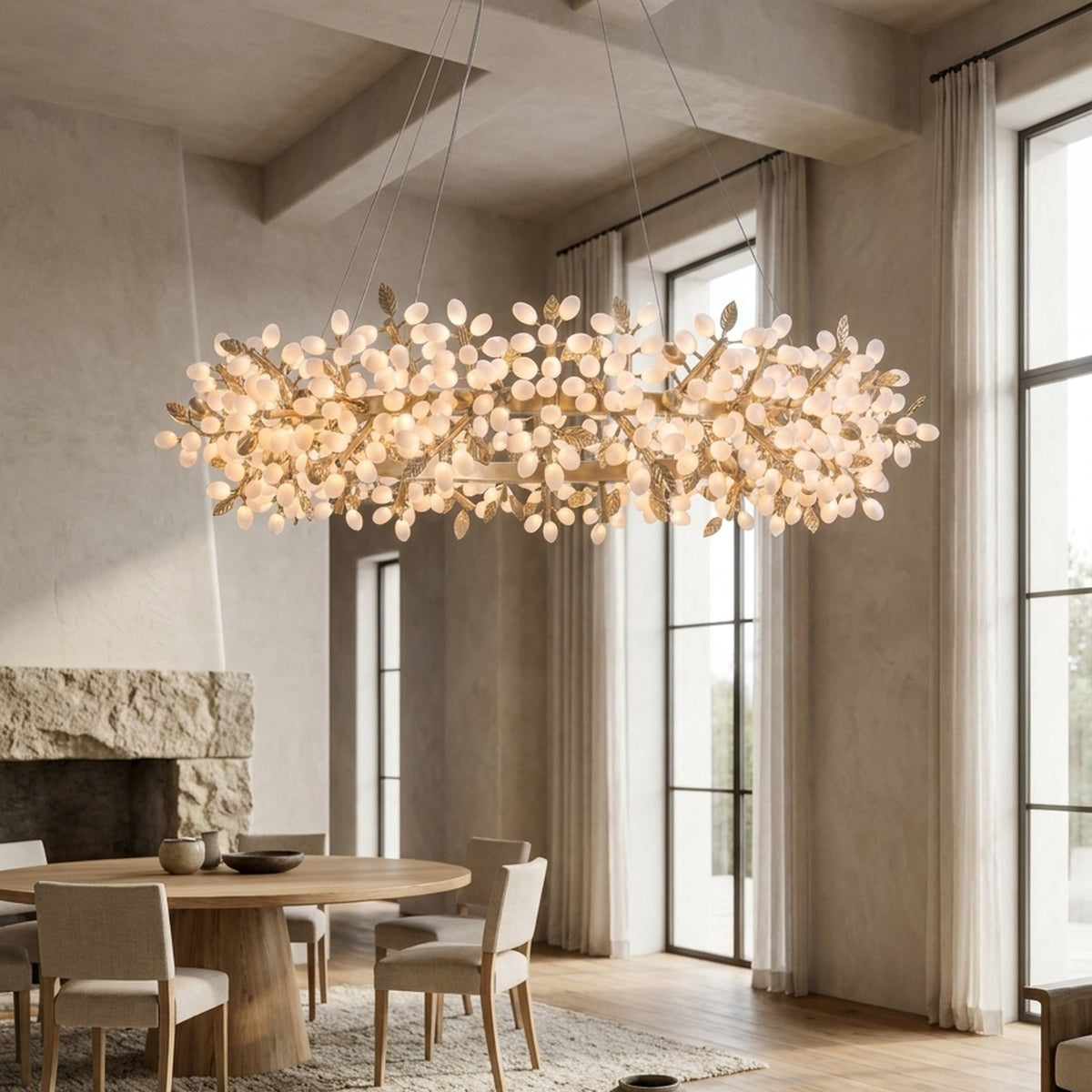Marinae Round Chandelier — lifestyle