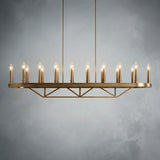 Regent Rectangular Chandelier — 60" model