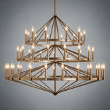 Regent Three-Tier Chandelier — 72" model