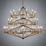 Regent Three-Tier Chandelier — 60" model
