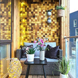 Rubiks Wood Mosaic Wall Panel — product image 2