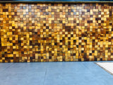 Rubiks Wood Mosaic Wall Panel — product image 4