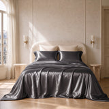 SEV-SILK-FOLDED-2026-07 bedding-set charcoal-black