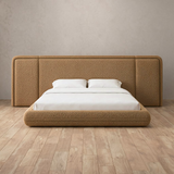 Boucle Toffee — Extended Headboard