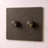 Bronze with Patina::2 Gang