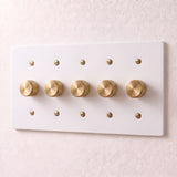 White with Brass::5 Gang
