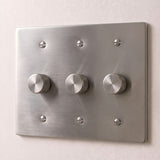 Stainless Steel::3 Gang
