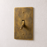 Vintage Brass with Patina::1 Gang