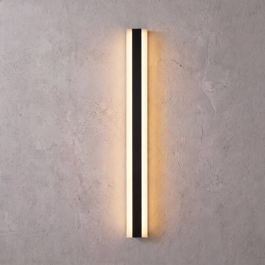 Stripe Lined Wall Light — dimensions